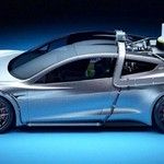 Tesla Roadster w wersji DeLorean – powrót do przyszłości