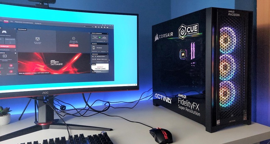 Actina iCUE z AMD Ryzen 5 5600X oraz Radeon RX 6700 XT – recenzja gamingowego komputera PC