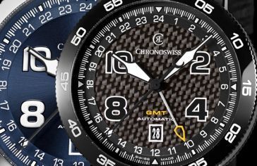 Zegarki Z zegarkiem dookoła świata. Chronoswiss GMT