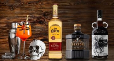 Co łączy tequilę Jose Cuervo, rum Kraken i whiskey Sexton? Halloween! 