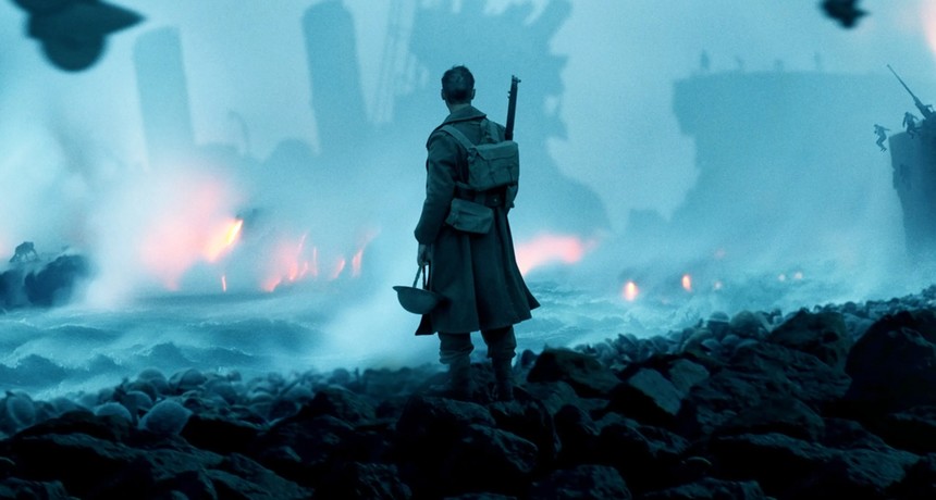Kadr z filmu pt. „Dunkierka”