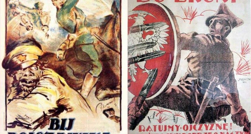 Plakaty propagandowe - Bitwa Warszawska 1920 r.