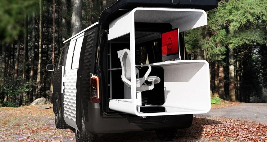 2021 Nissan NV350 Caravan Office Pod Concept