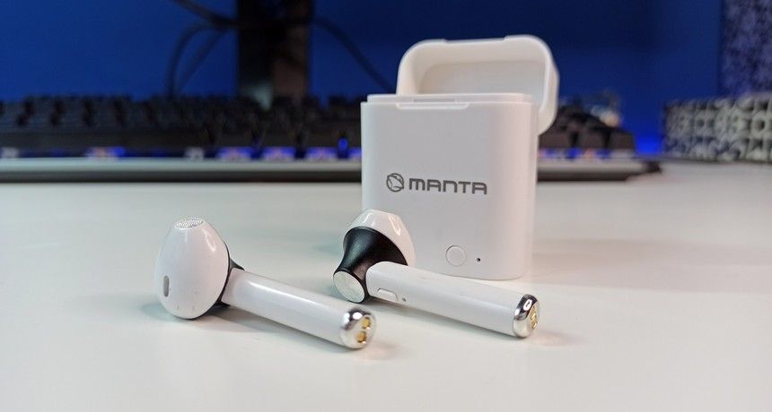 Słuchawki True Wireless Manta MTWS001 test. Opinie.