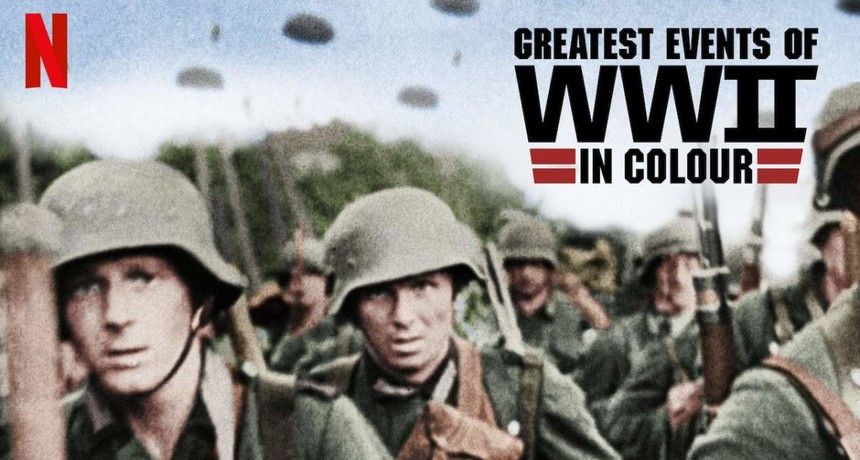 „Najważniejsze wydarzenia II wojny światowej w kolorze” - grafika