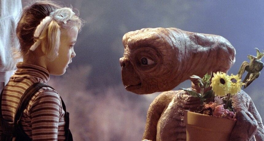 Kadr z filmu „E.T.”