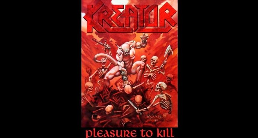 „Pleasure to Kill” – okładka płyty