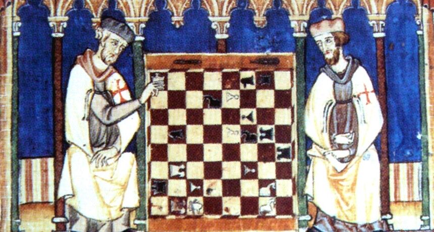  templariusze grają w szachy