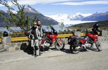 Motocykle Pod niebem Patagonii