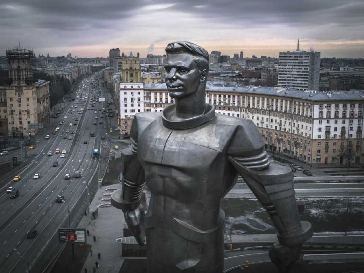 Pomnik Gagarina w Moskwie