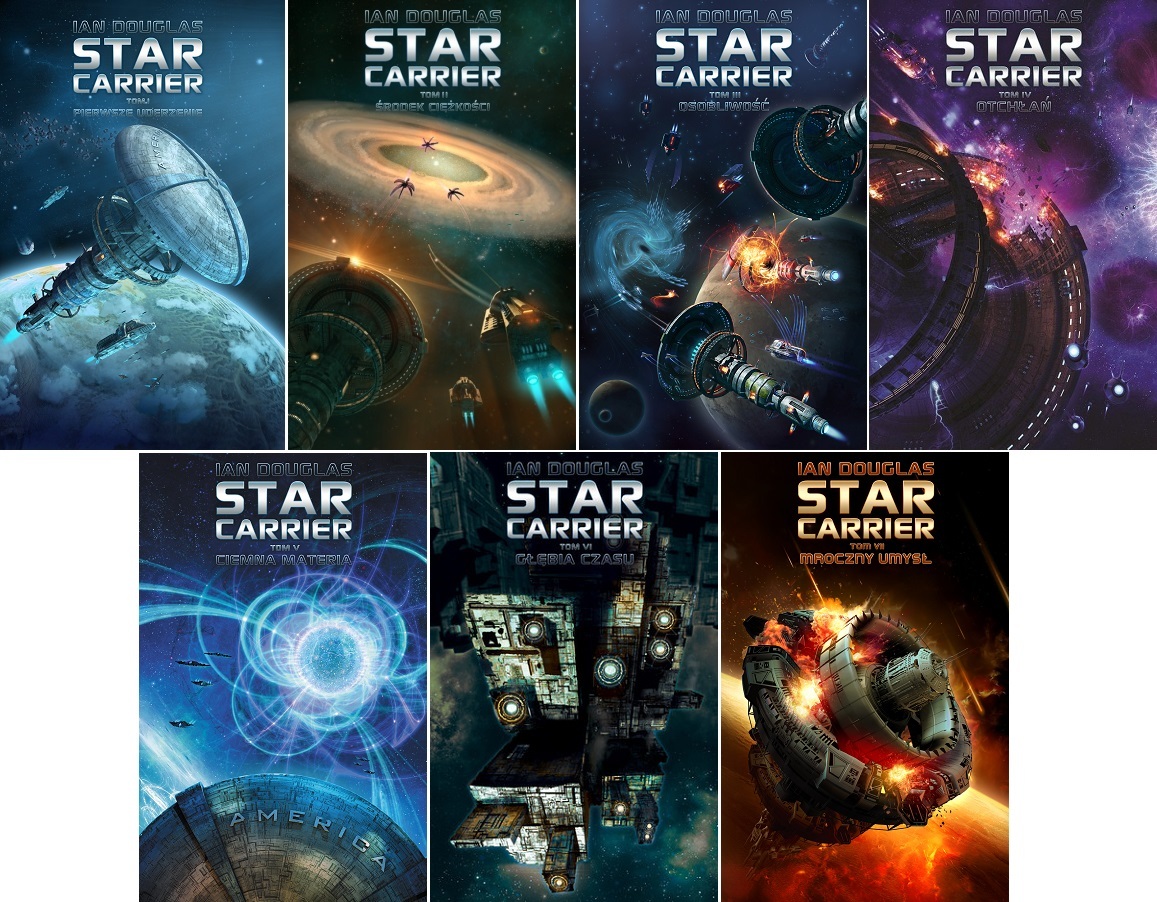 Star Carrier (Pierwsze Uderzenie Środek Ciężkości Osobliwość Otchłań Ciemna Materia Głębia Czasu Mroczny Umysł) Ian Douglas 