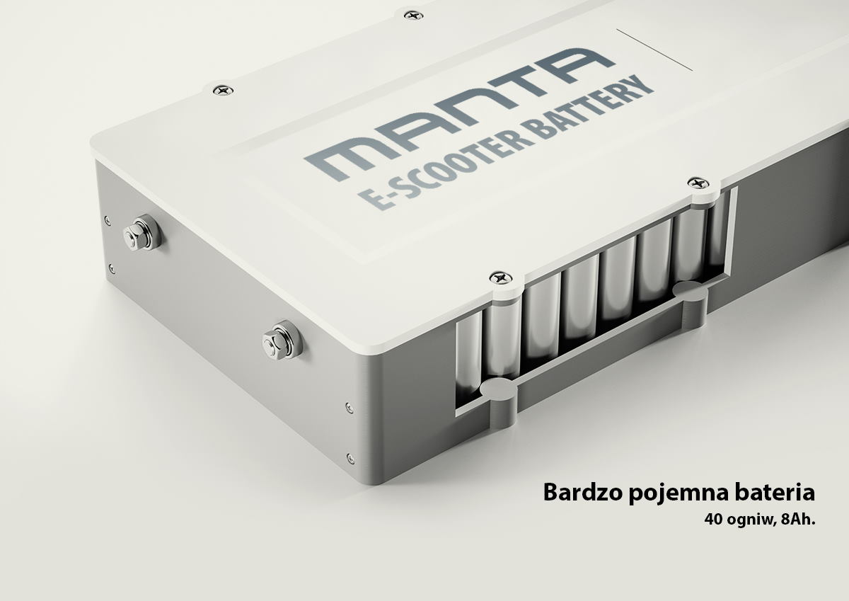 Pojemna bateria w MANTA FLINSTON II
