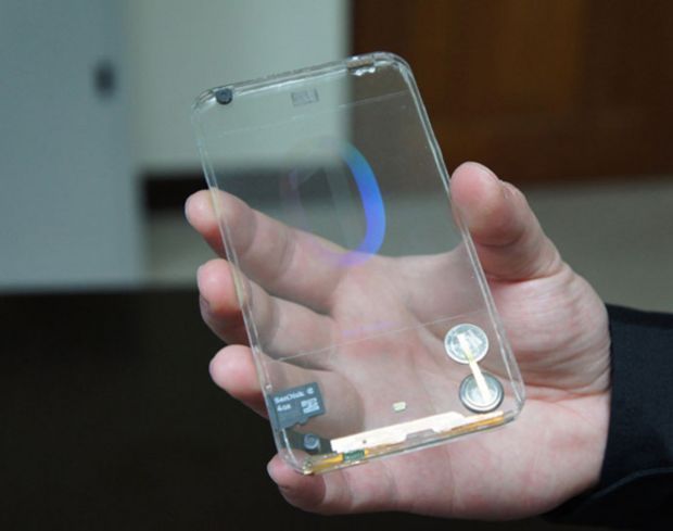 Polytron - prototyp transparentnego smartfona