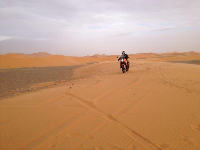 motocyklem po Maroko