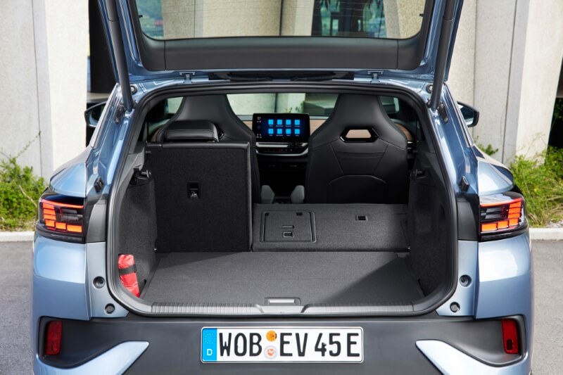 VW ID.5 bagażnik ze złożonym siedzeniem