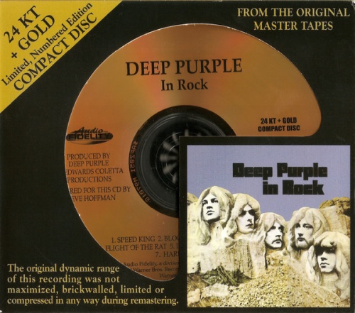 Pozłacane "Deep Purple in Rock"