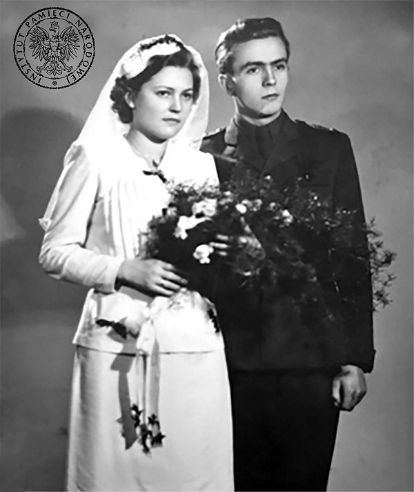 Ryszard Kukliński z żoną