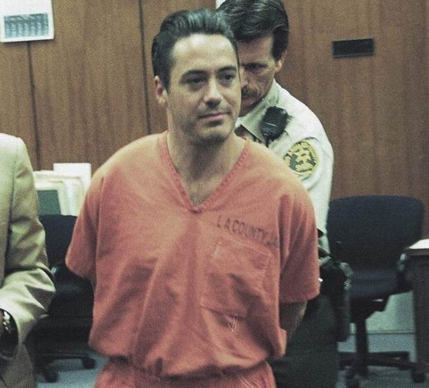 Robert Downey Jr. - zdjęcie z sądu