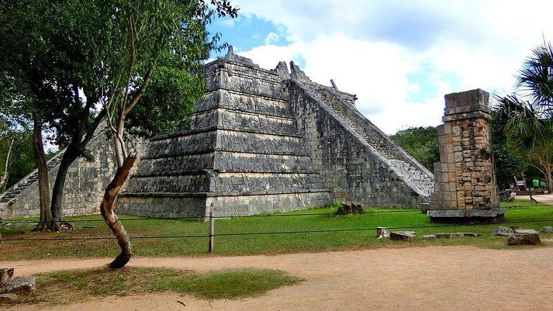 Piramida na półwyspie Jukatan w Meksyku