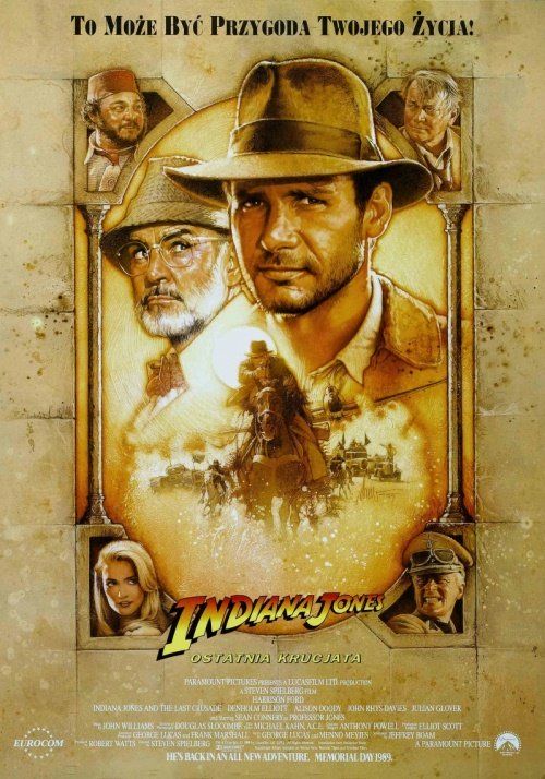 "Indiana Jones i ostatnia krucjata" - polski plakat
