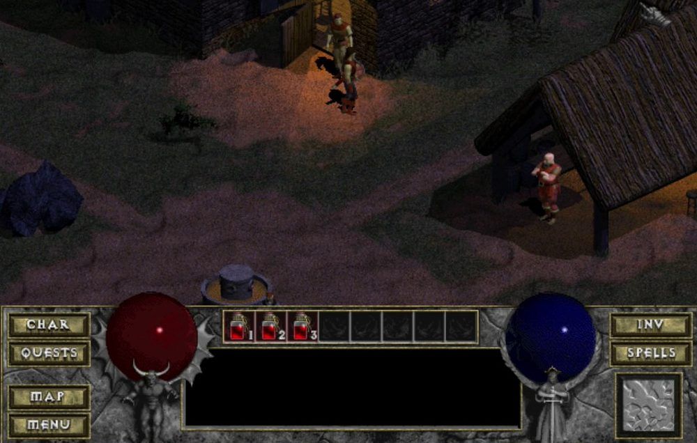 Tristram z gry "Diablo 1"