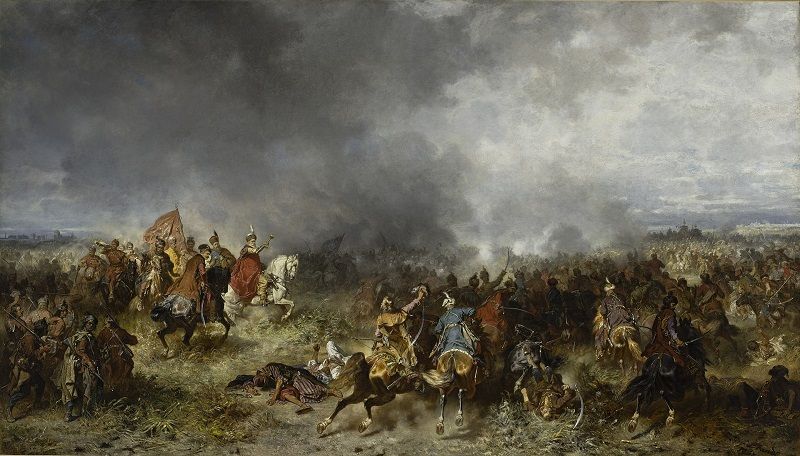 Bitwa pod Chocimiem - obraz Józefa Brandta