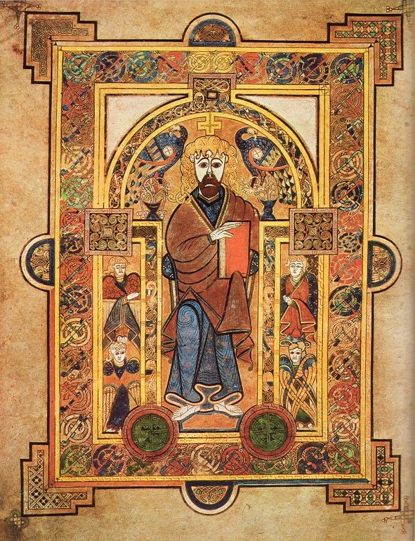 Strona z Księgi z Kells