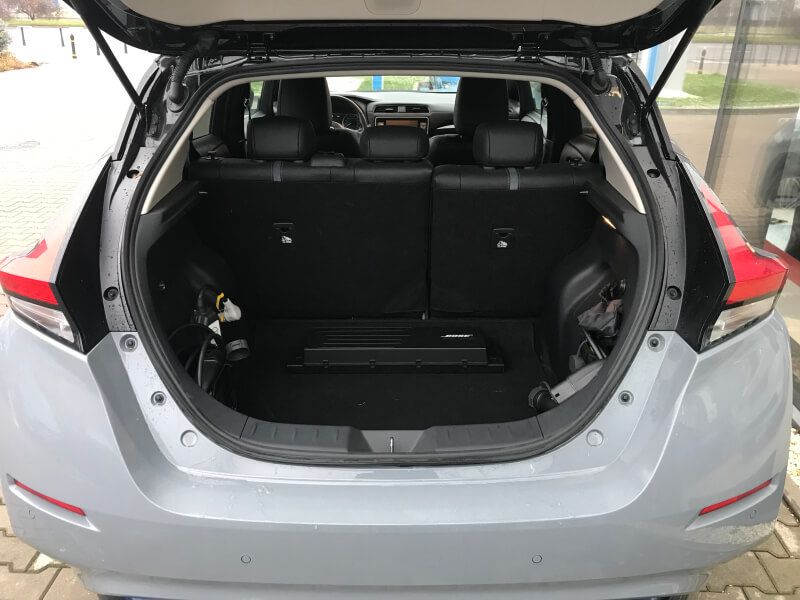Nissan Leaf e+ Tekna bagażnik