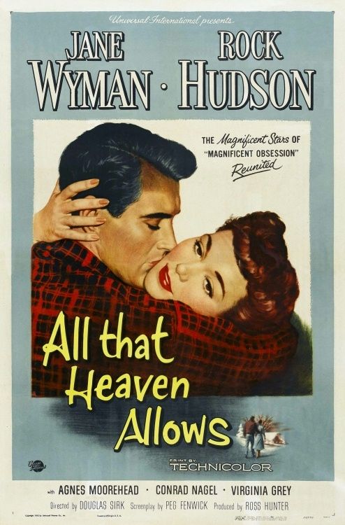 "Wszystko, na co niebo zezwala" - plakat filmowy