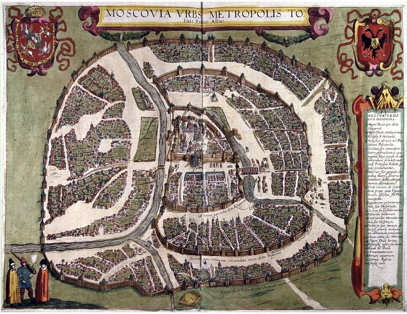 Plan Moskwy z 1610 