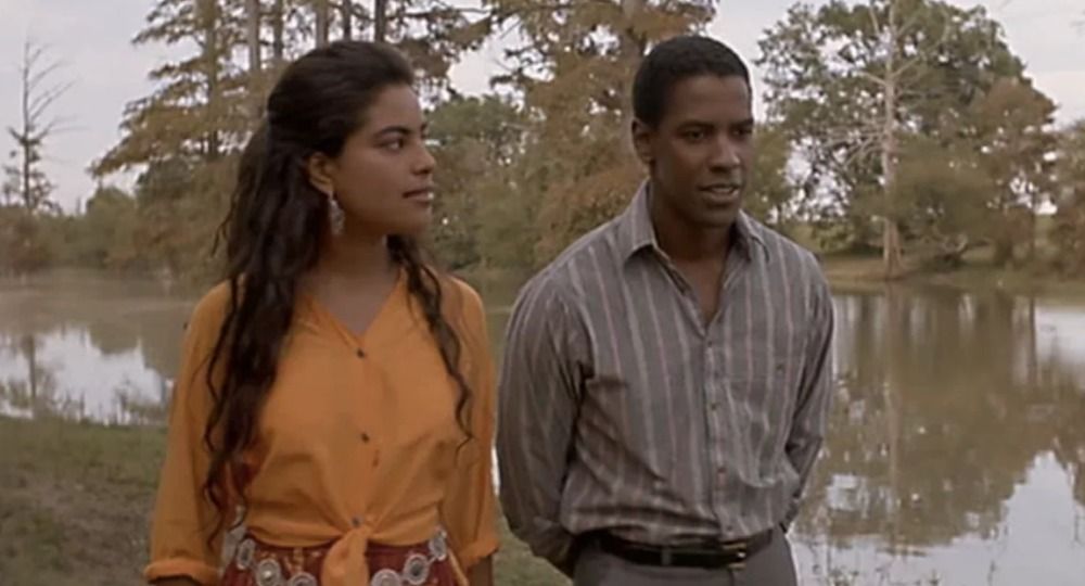 Kadr z filmu "Mississippi Masala"