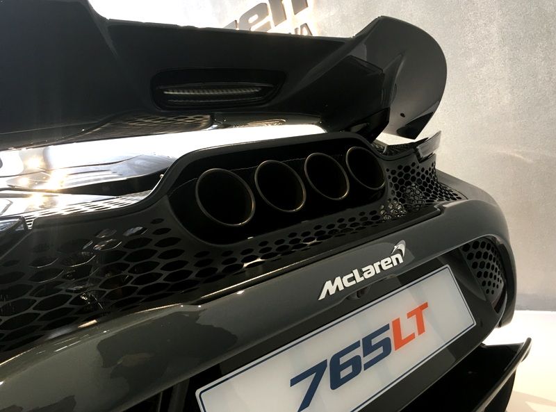 McLaren 765 LT wydech