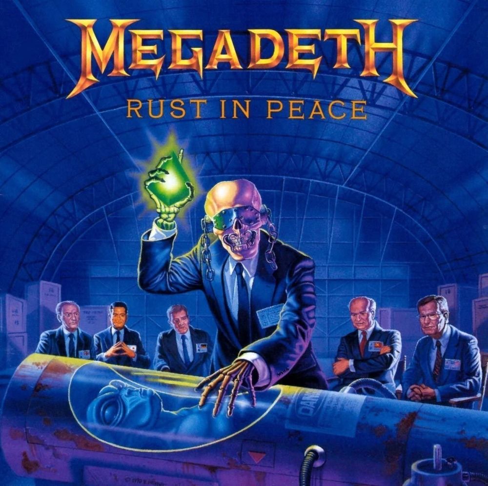 Album "Rust in Peace" - okładka