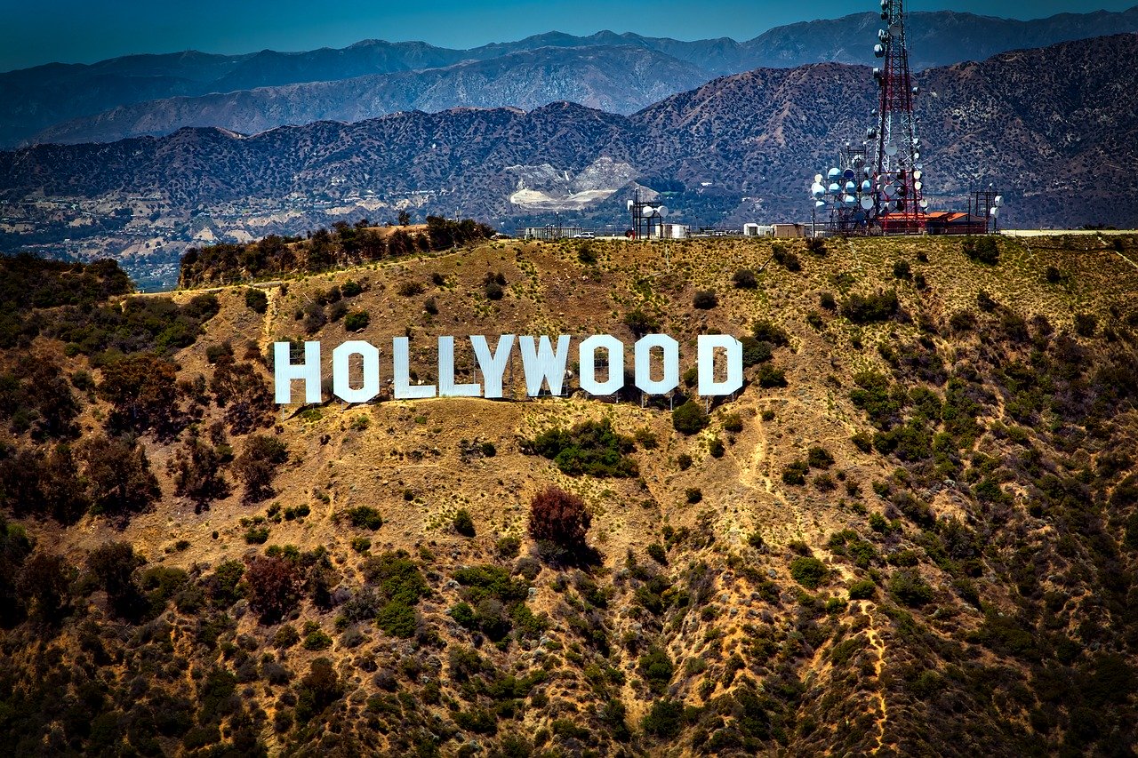 Napis Hollywood - symbol Los Angleles