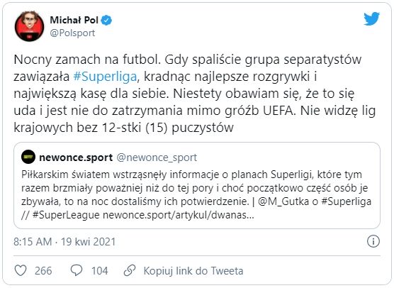 Michał Pol o Superlidze