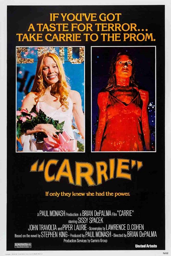 Plakat filmu „Carrie”