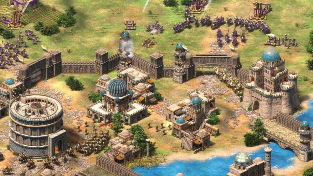 Kadr z gry „Age of Empires II” w wersji odświeżonej