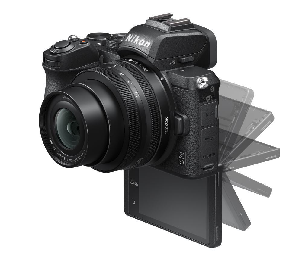 Nikon Z50 - odchylany ekran LCD