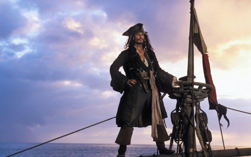 Johnny Depp w filmie „Piraci z Karaibów”