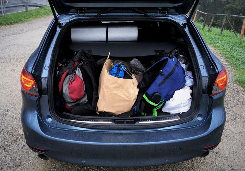 Mazda 6 kombi pojemność bagażnika