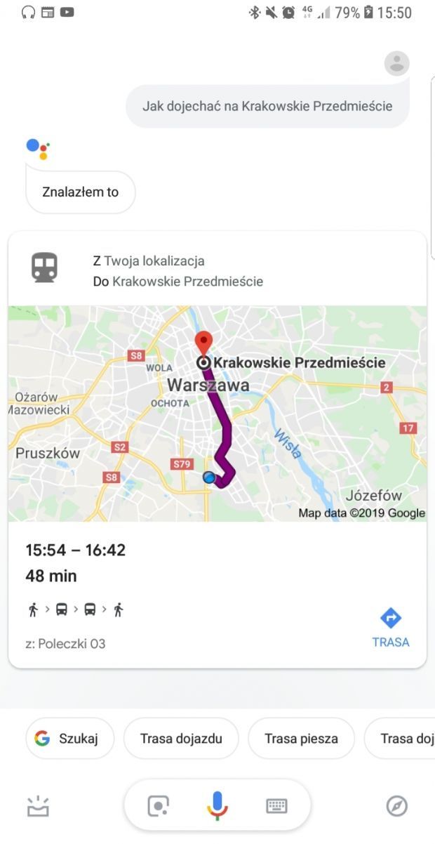Asystent Google po polsku