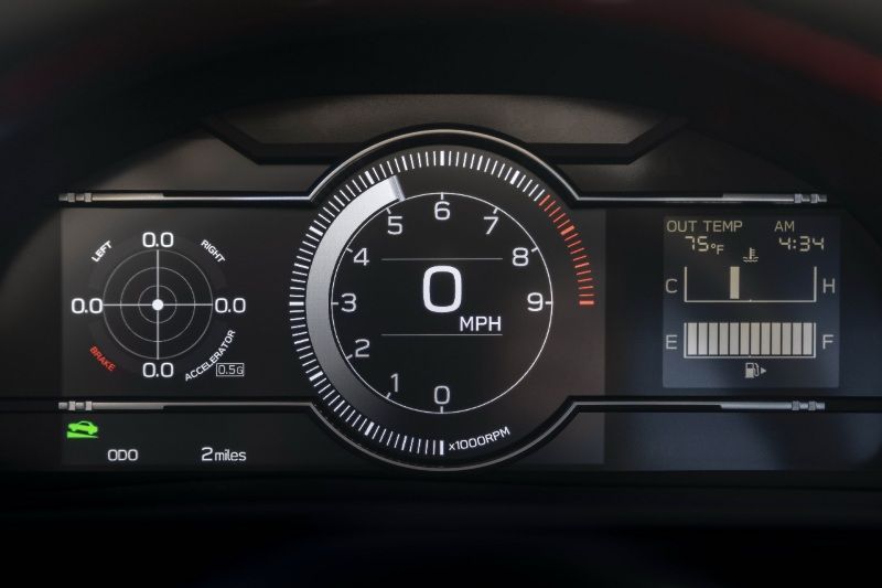 Subaru BRZ zegary