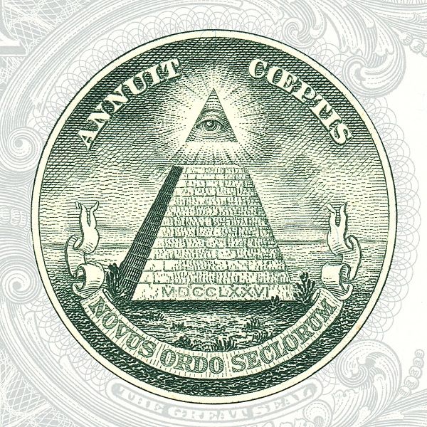 Symbol z banknotu dolarowego USA