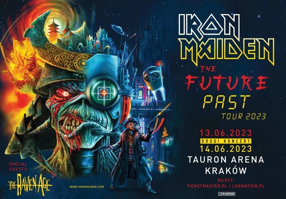 Iron Maiden w Polsce – plakat