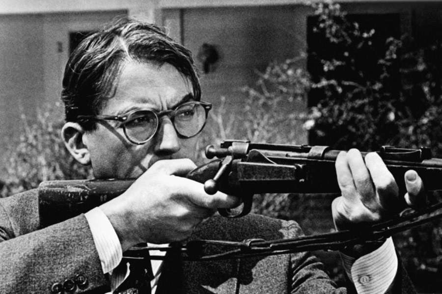 Gregory Peck jako Atticus Finch w "Zabić drozda"